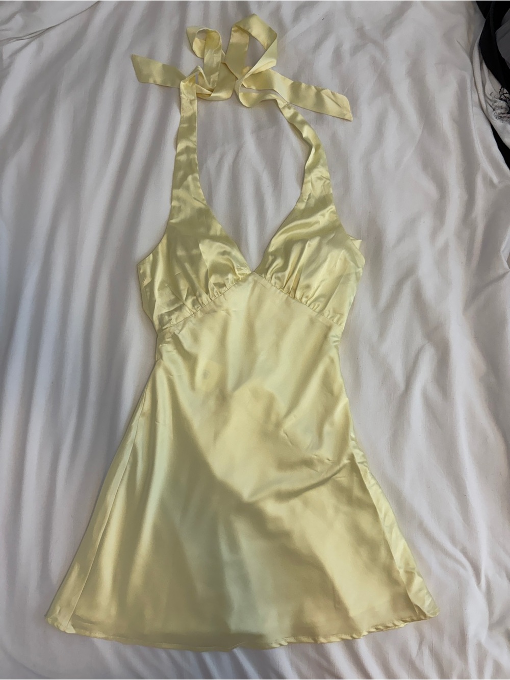 PepperMayo Heavy Hearted Mini Dress in Yellow, size US 4 - Picture 5 of 8